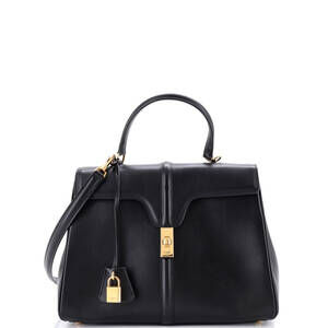 Celine 16 Top Handle Bag Grained #252854C24B